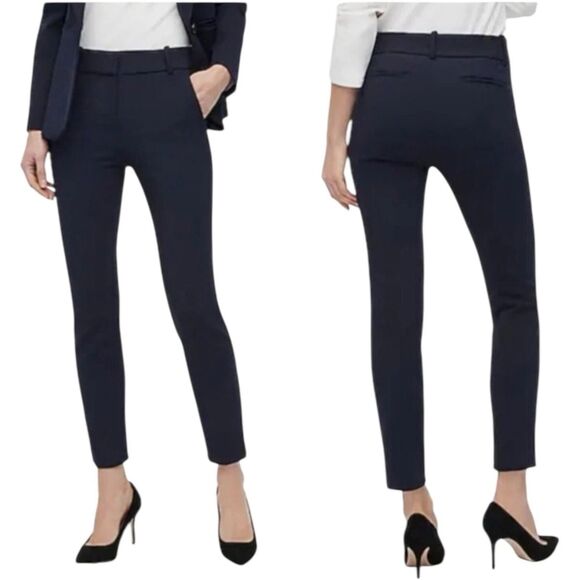 J. Crew Navy 365 Cameron Ankle Work Pants Women's Size 6 -Comfort & Durability - Picture 1 of 6